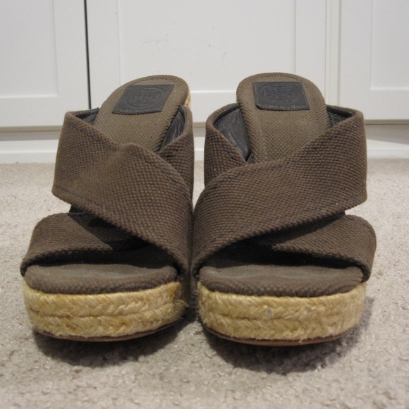 Tory Burch Kristen Espadrille Wedges - Picture 7 of 8